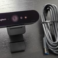 webcam LOGITECH BRIO 4k con microfono