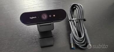 webcam LOGITECH BRIO 4k con microfono