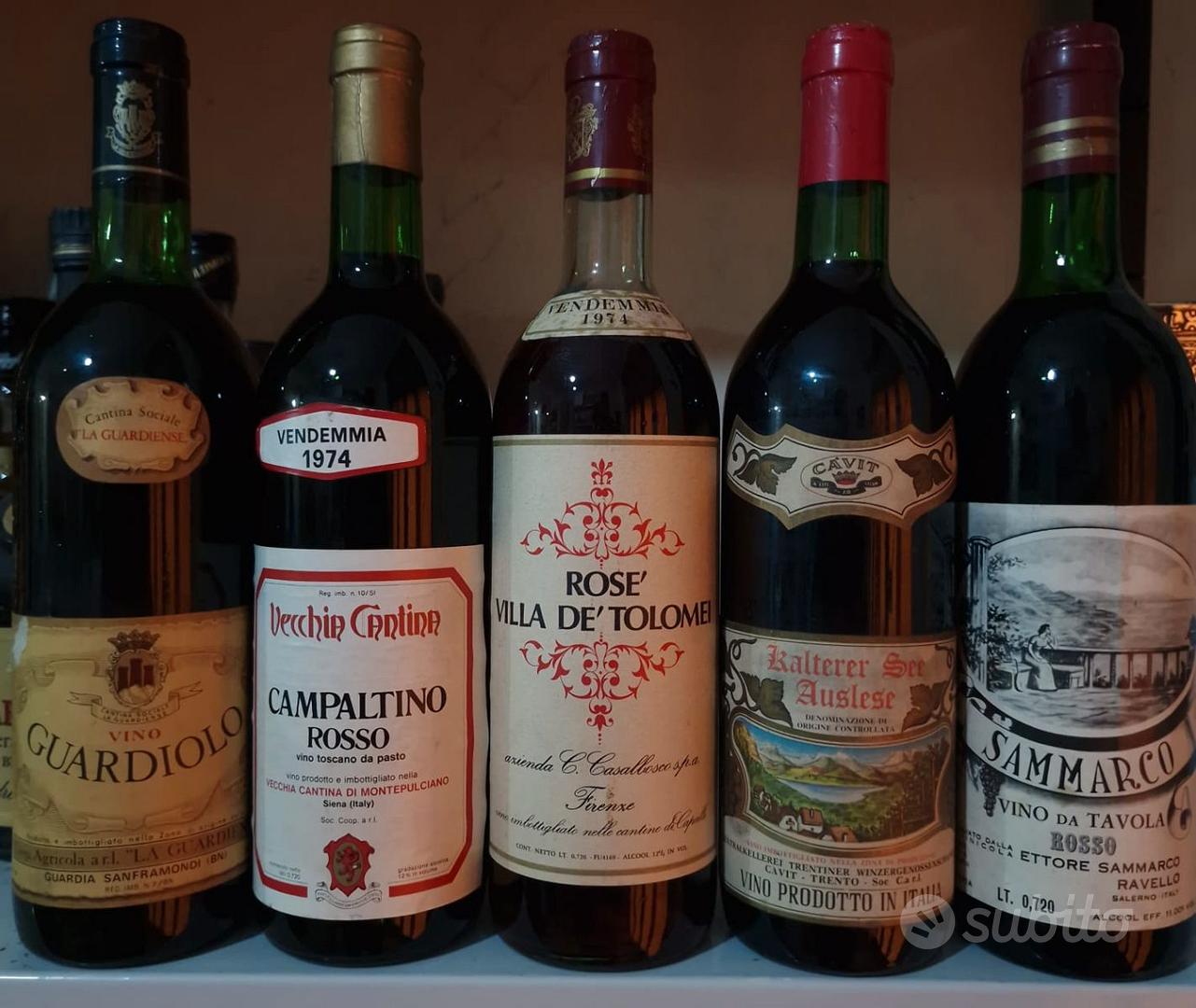 Vins De Collection Années 60 - Barolo, Chianti - Italie - Bouteilles De Collection