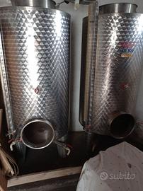 botti acciaio 500 litri