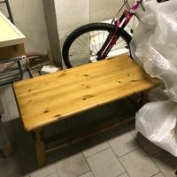 Tavolino da montagna in legno massiccio