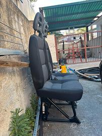 Sedile doppio per furgone Ducato, Boxer e jumper