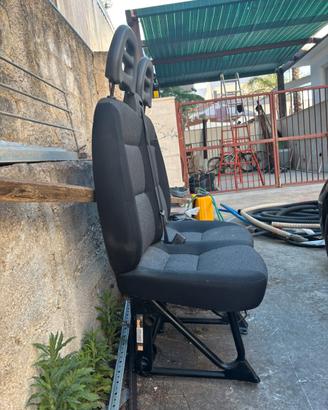 Sedile doppio per furgone Ducato, Boxer e jumper