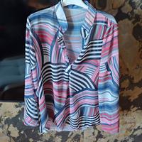 Blusa multicolore taglia unica 