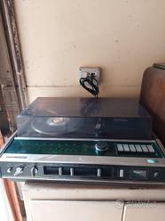 radio stereo giradischi Panasonic National  			