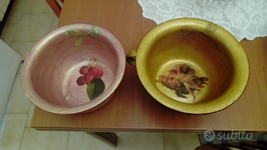 Coppia di Vasini antichi ,restaurati