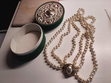 collana di perle vintage 
