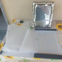 Cornice in argento