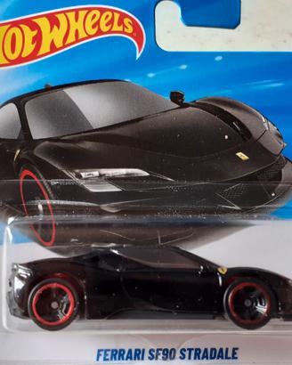 Hot Wheels Ferrari SF90 Stradale Nero Lucido Model