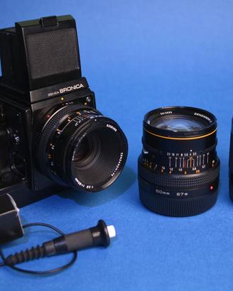 ZENZA BRONICA SQ -Am+obiettivi+accessori