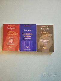 set 3 libricini Temi svolti  mini tascabili 