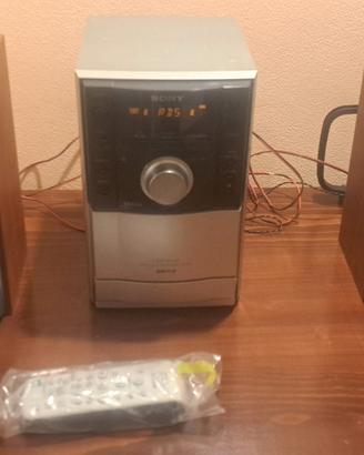 Mini micro Hifi  Sony Cd tuner Mp3 cassetta