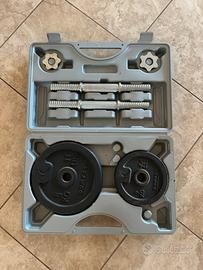 Kit pesi manubri,bilanciere Domyos Decathlon 28 mm