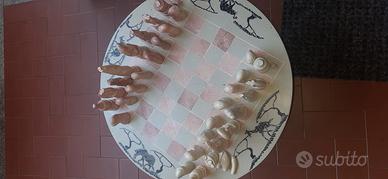 Scacchiera pietra saponaria