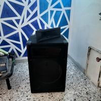 Box per woofer da 38cm e tromba 