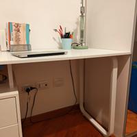 Scrivania bianca 2 cassetti 