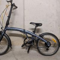 bici Decathlon B’Fold 7 pieghevole, con cambio  