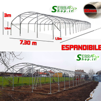 Struttura tunnel serra pesante arco acciaio vivai