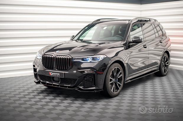 SPLITTER ANTERIORE V.3 BMW X7 M G07 nero lucido (C
