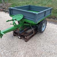 rimorchietto trazionato ribaltabile manualmente