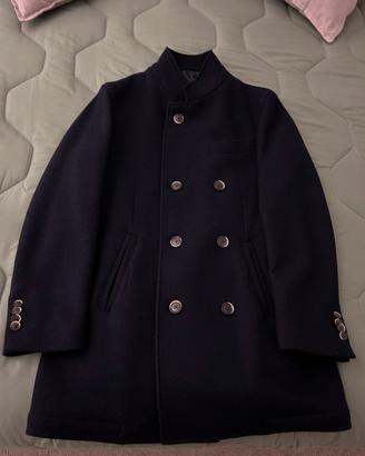 Giacchetto uomo bleu in panno  misto lana 50%