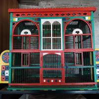 gabbia vintage per uccelli 