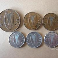 Lotto monete irlanda eire