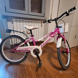 Bicicletta bambina Klass bianca e fucsia Susy 20"