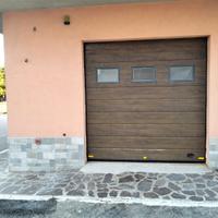 porta garage basculante sezionata