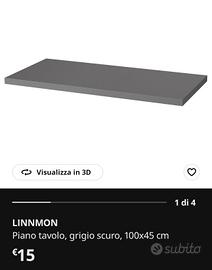 piano tavolo/mensola linmon ikea