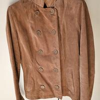 Giacca Donna in vera pelle scamosciata 