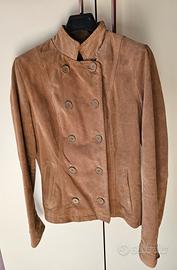 Giacca Donna in vera pelle scamosciata 