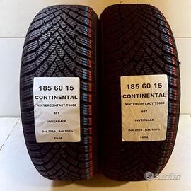 2 gomme 185 60 15 continental a1634