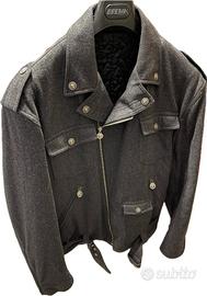 Versus Versace Giubbino Chiodo Lana Tg.50