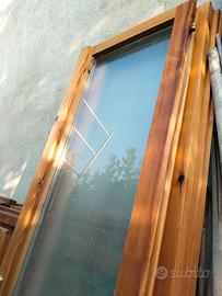 Finestre in legno massello e doppi vetri