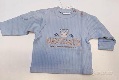 Maglia neonato a coste 12 mesi