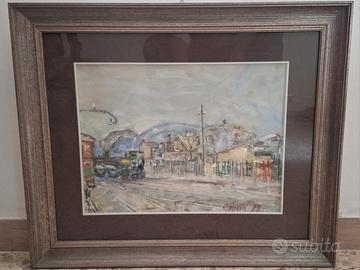 quadro con locomotiva