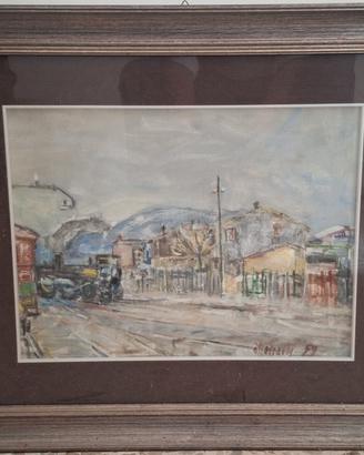 quadro con locomotiva