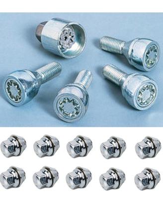 4 bulloni antifurto per FORD +altri 10 bulloni