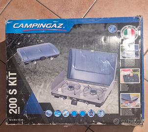 Fornello due fuochi campingaz 200S Kit