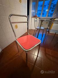 Tavolo e Tre Sedie - Formica anni '50