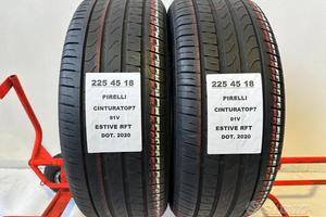 2 gomme 225 45 18 Pirelli Runflat