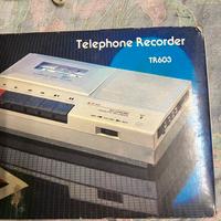 Telephone Recorder TR-603 + Radio Sveglia Anni ’80