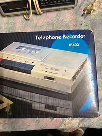 Telephone Recorder TR-603 + Radio Sveglia Anni ’80