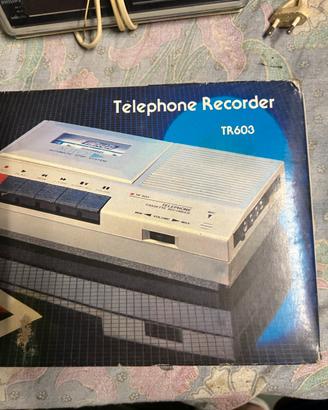 Telephone Recorder TR-603 + Radio Sveglia Anni ’80
