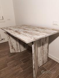 Tavolo Consolle Estensibile effetto Vintage