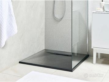 PIATTO DOCCIA NERO 80X80X3