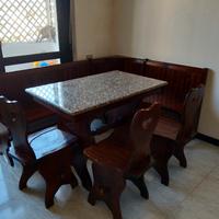 Giro panca in vero legno - Artigianato Storico 