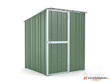 Casetta giardino in Acciaio 1.55x175cm verde