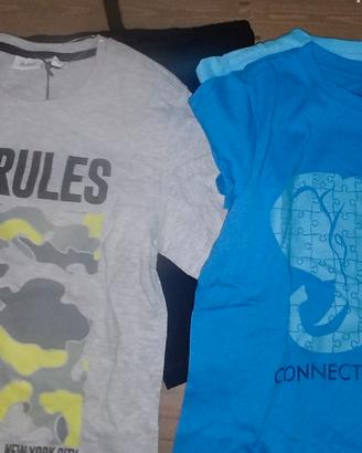 Magliette ragazzo 7/8 anni + completo 